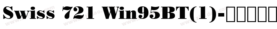 Swiss 721 Win95BT(1)字体转换